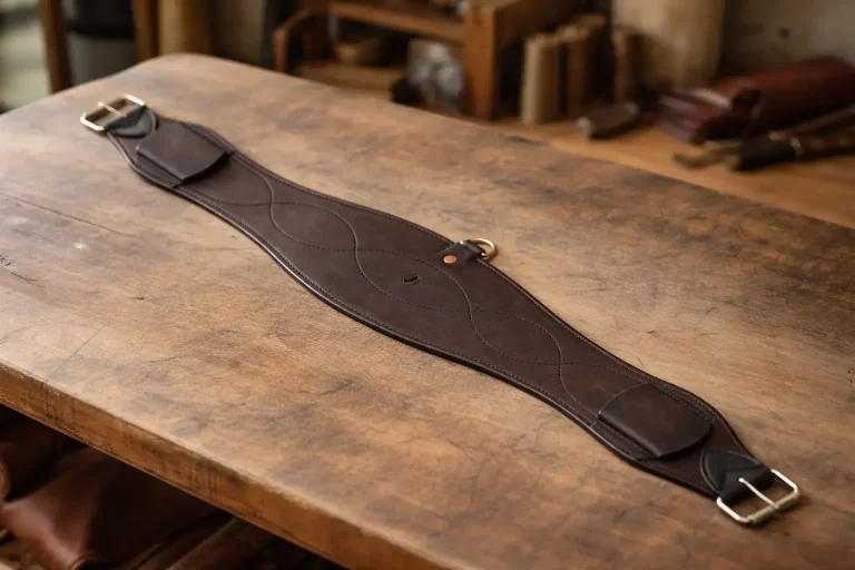 Leder Back Cinch für Westernsattel zur zusätzlichen Stabilisierung bei intensiver Reitarbeit